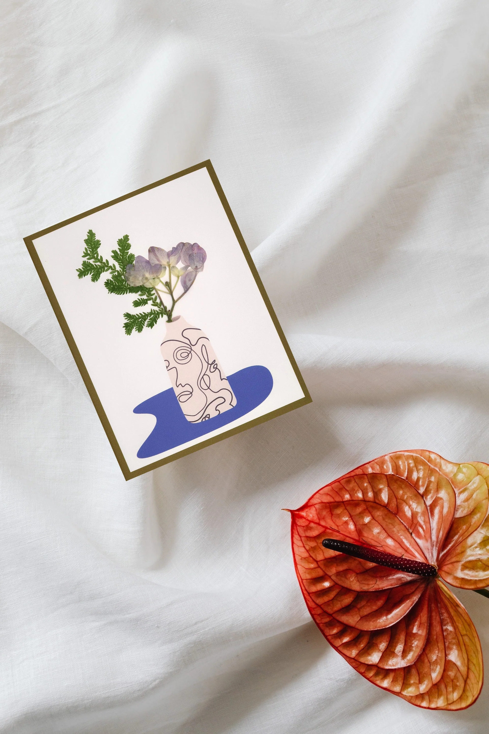 Pastel Hydrangea Card - Image 3
